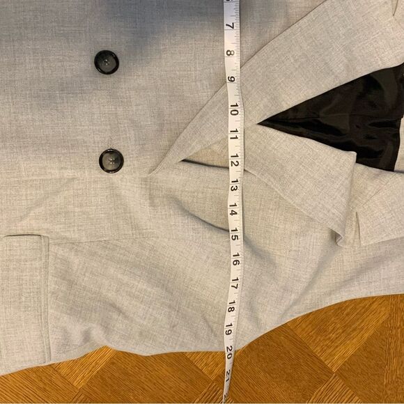 ZARA long grey vest waistcoat. Women’s size Large - Picture 8 of 11